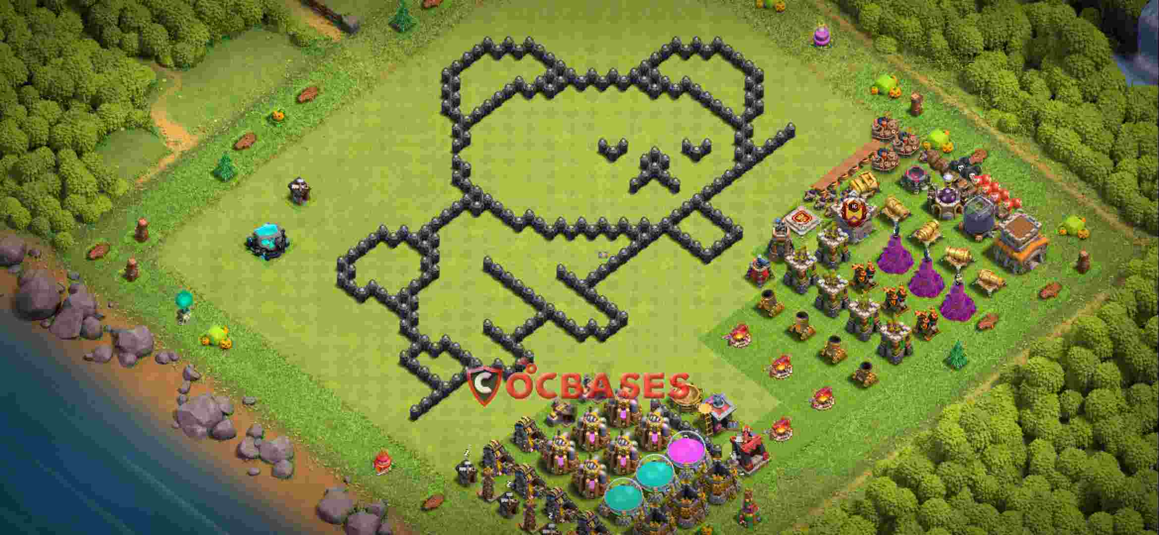 Town Hall 8 Base – Layout id: ixrgd base layout