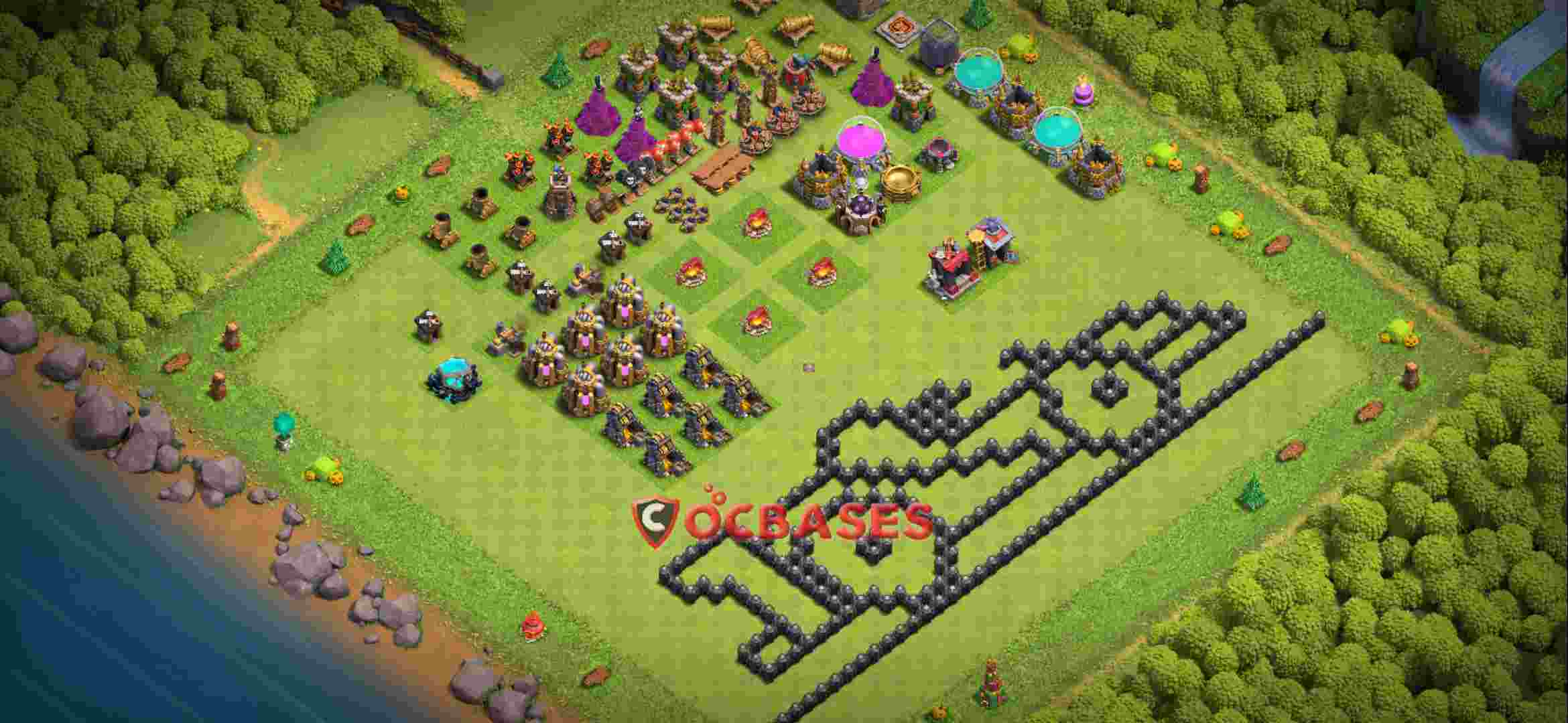 Town Hall 8 Base – Layout id: gfc78 base layout