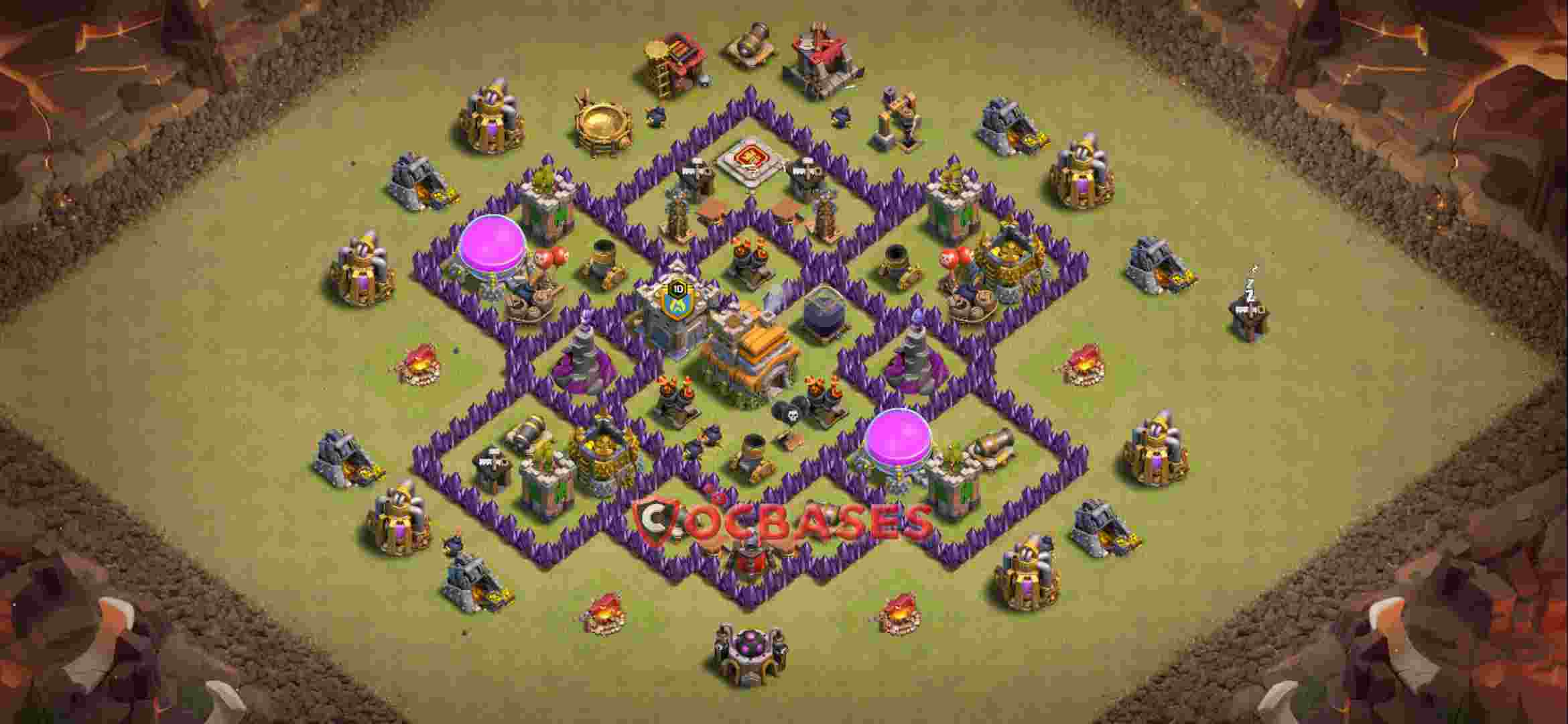 Town Hall 7 Base – Layout id: hdas0 base layout