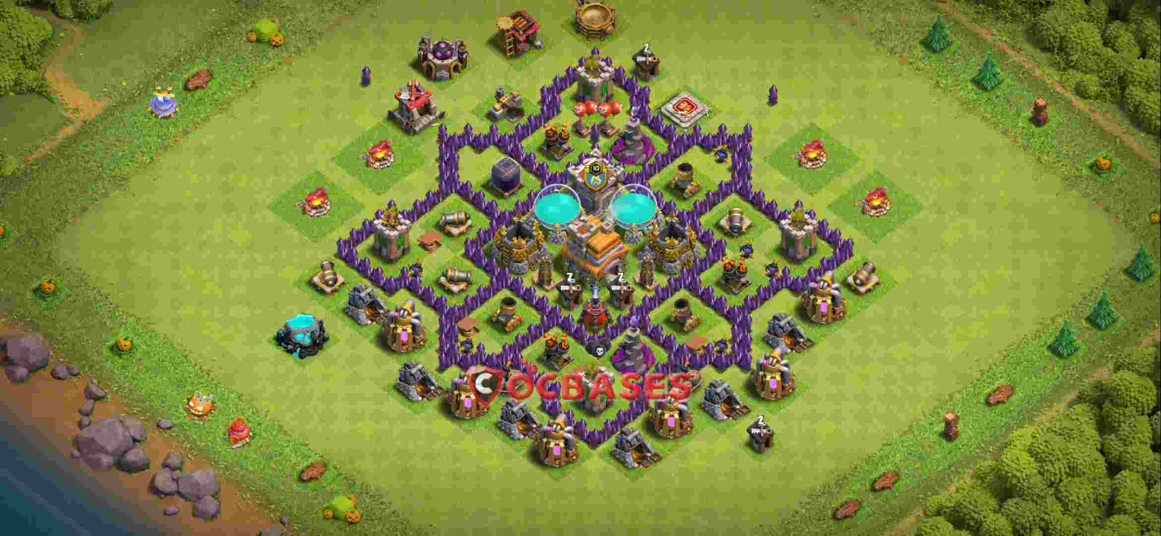 Town Hall 7 Base – Layout id: jqhth base layout