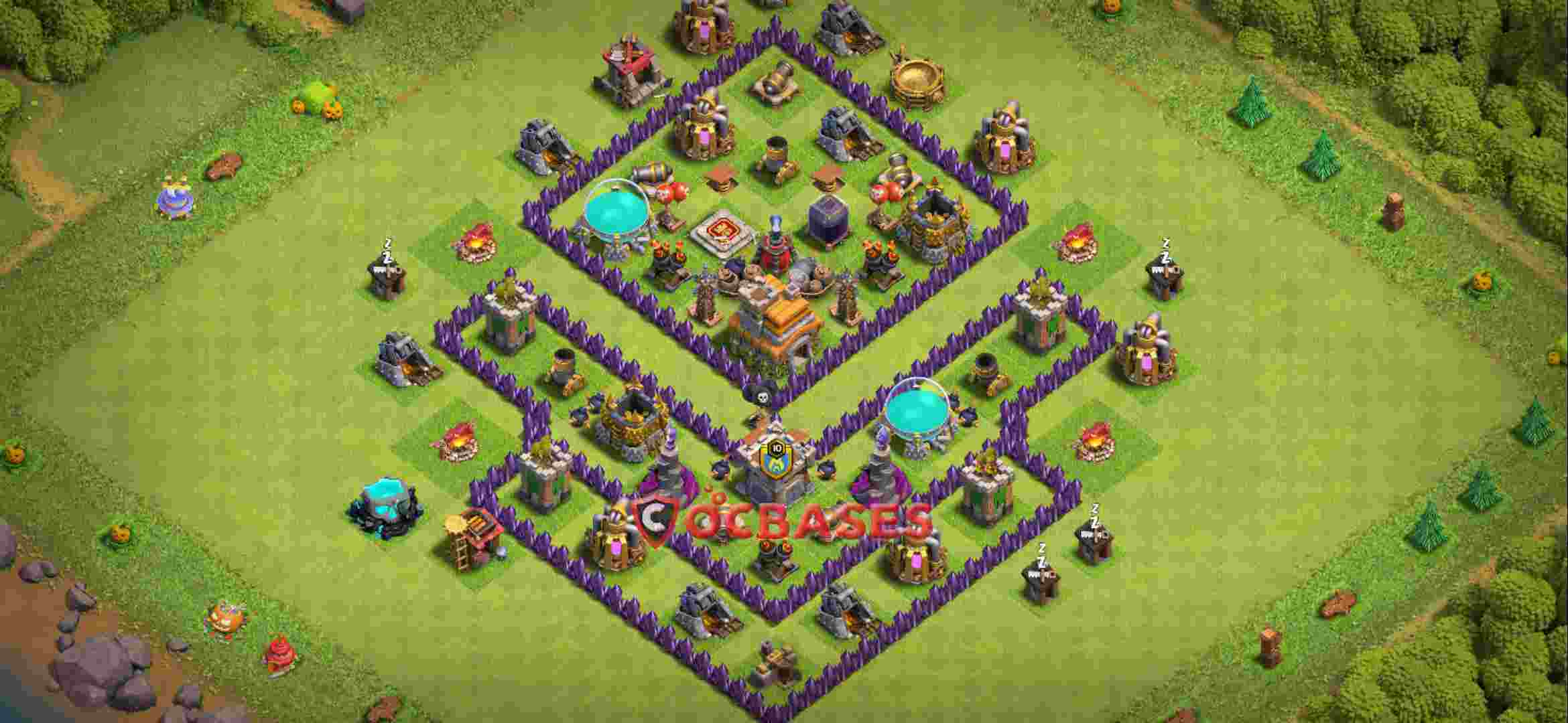 Town Hall 7 Base – Layout id: 2hdzl base layout