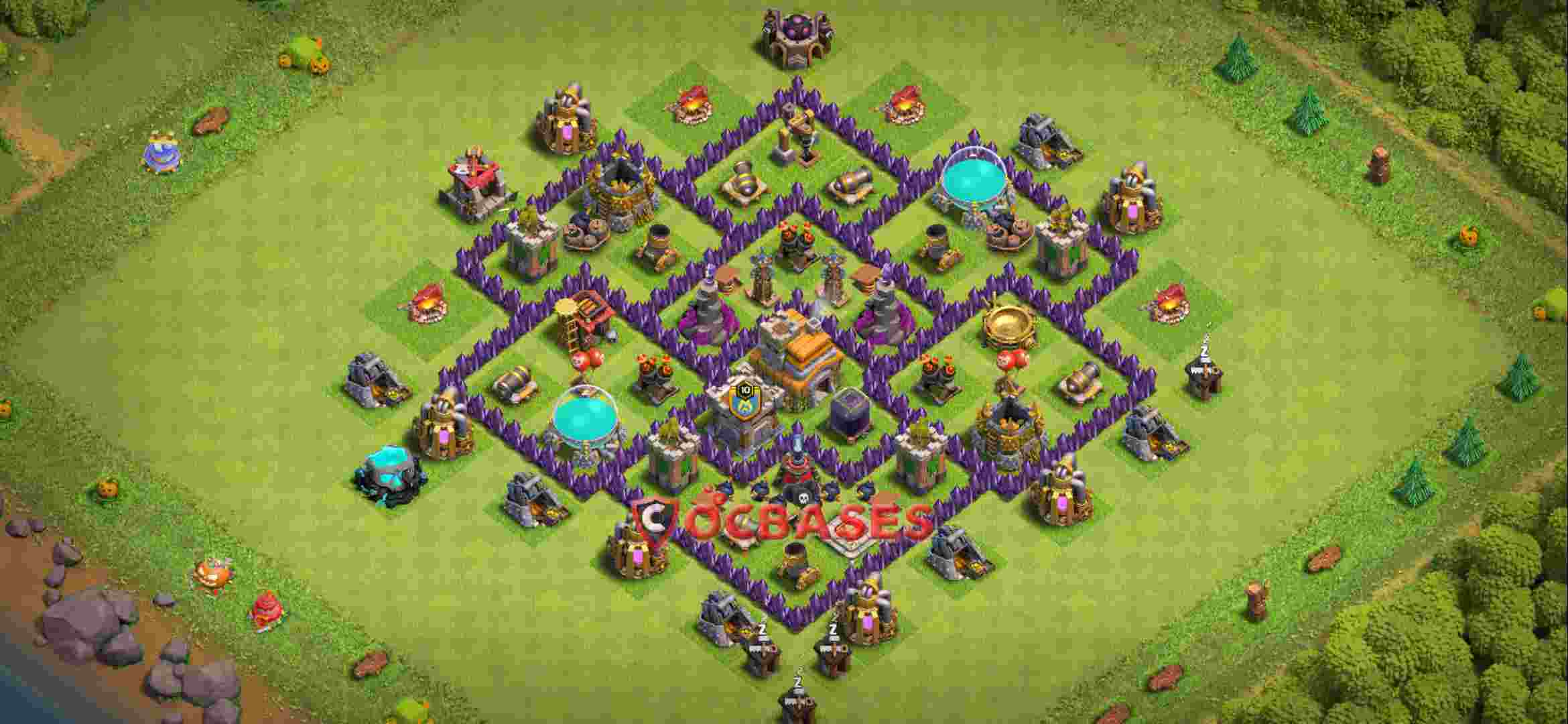 Town Hall 7 Base – Layout id: q92xr base layout