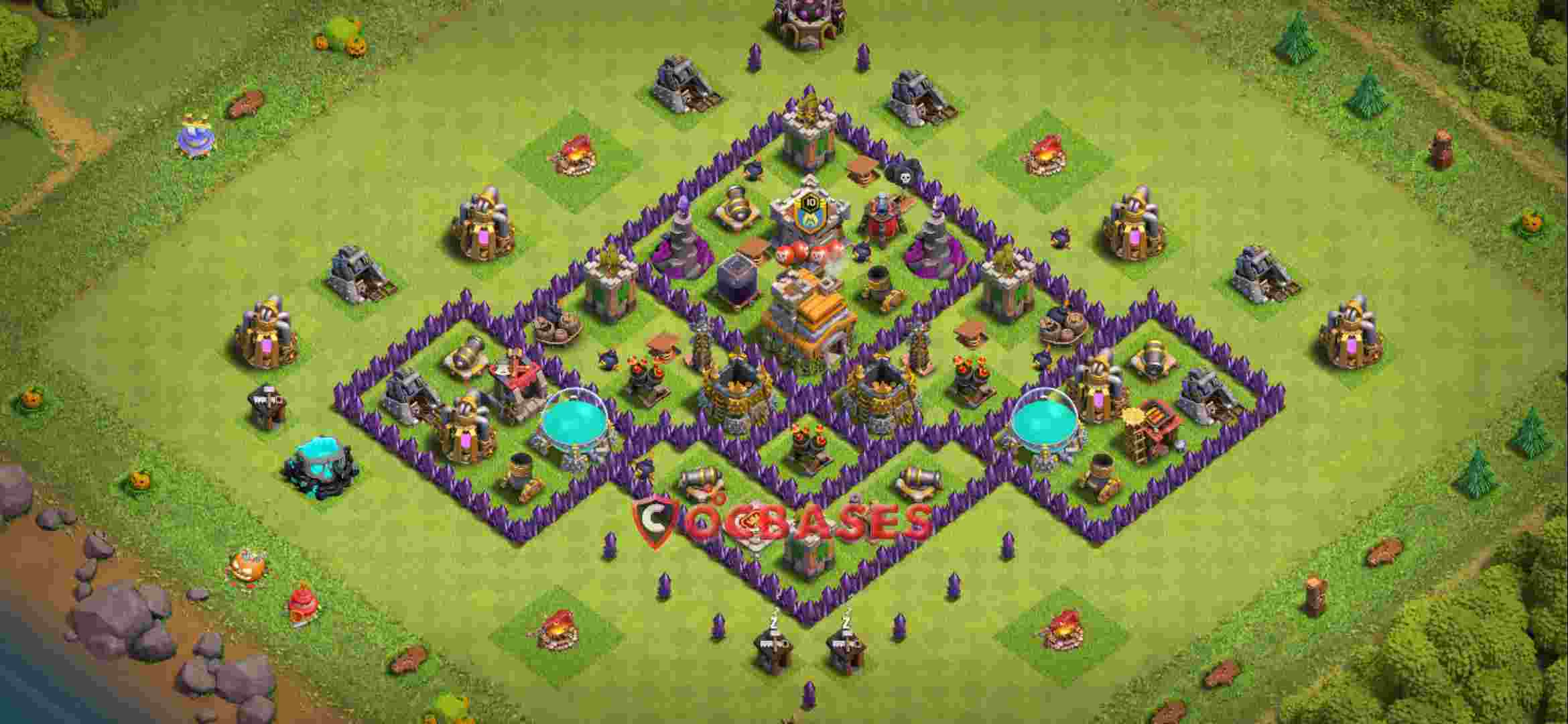 Town Hall 7 Base – Layout id: 4701g base layout