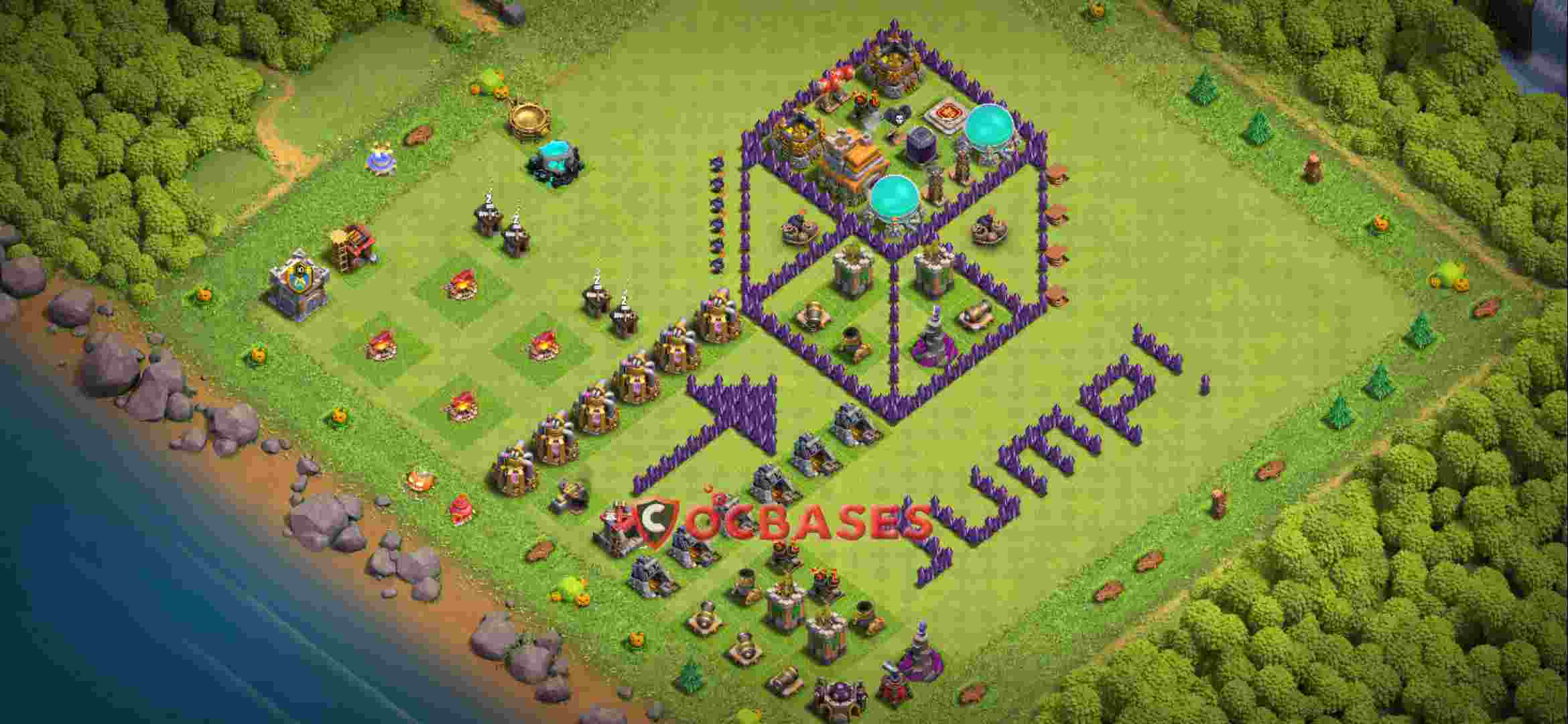 Town Hall 7 Base – Layout id: gqi79 base layout