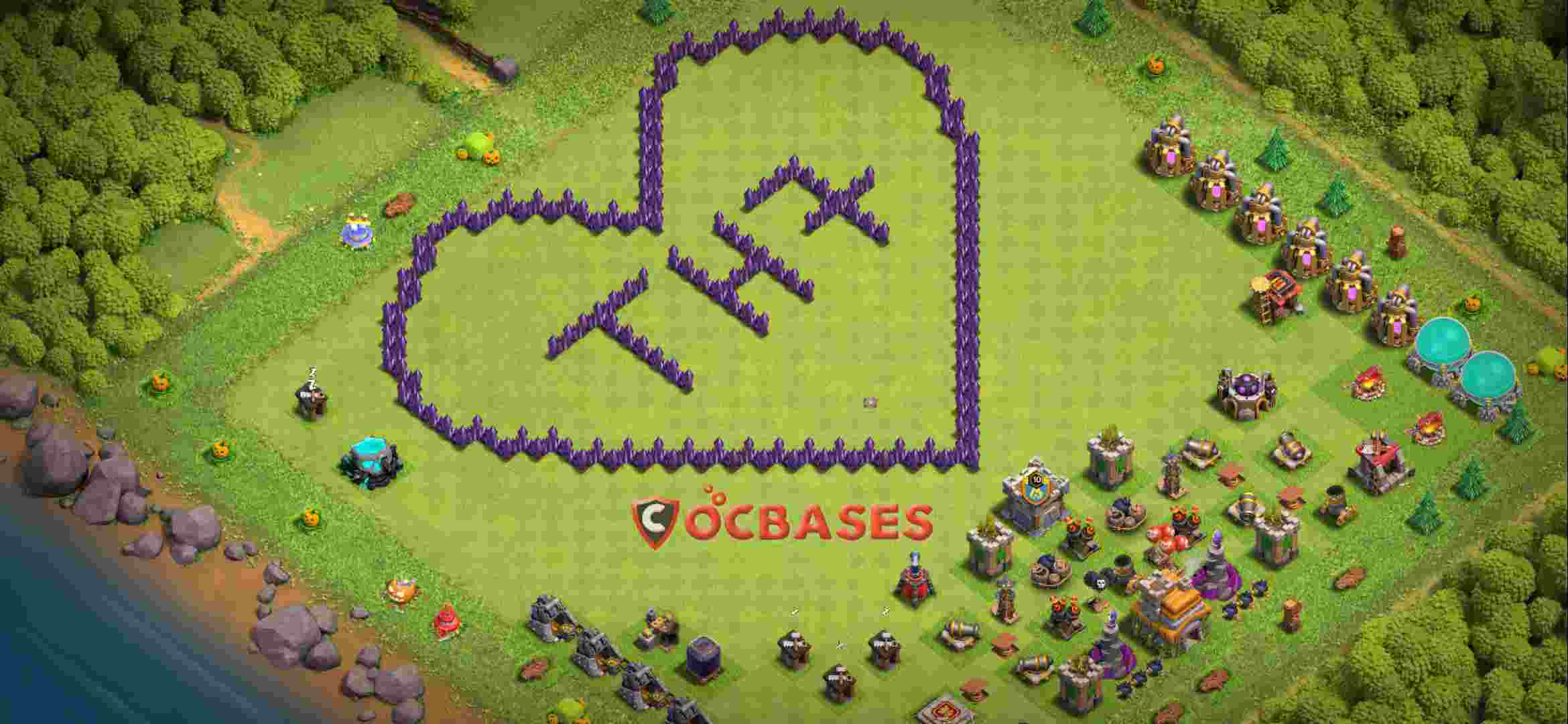 Town Hall 7 Base – Layout id: vgtqh base layout