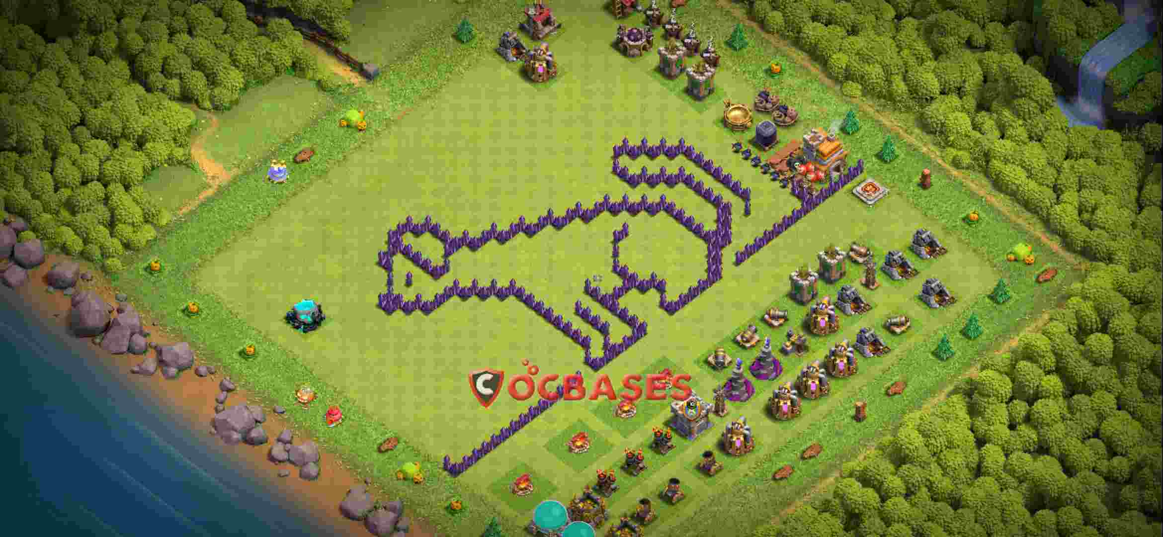 Town Hall 7 Base – Layout id: xnid2 base layout