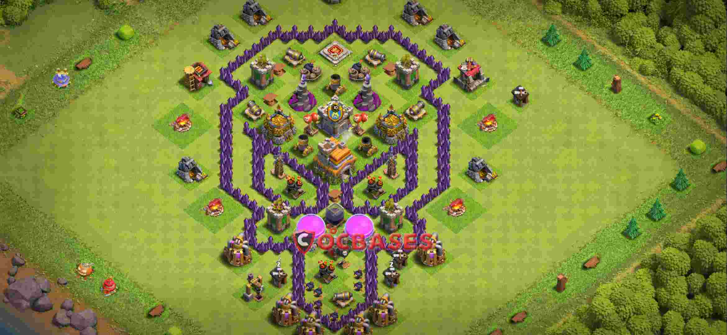 Town Hall 7 Base – Layout id: 300nc base layout