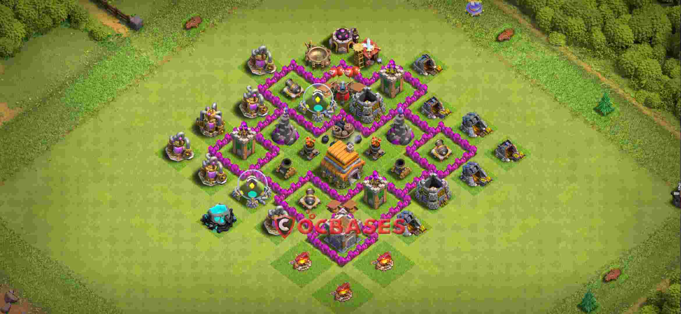Town Hall 6 Base – Layout id: enapl base layout