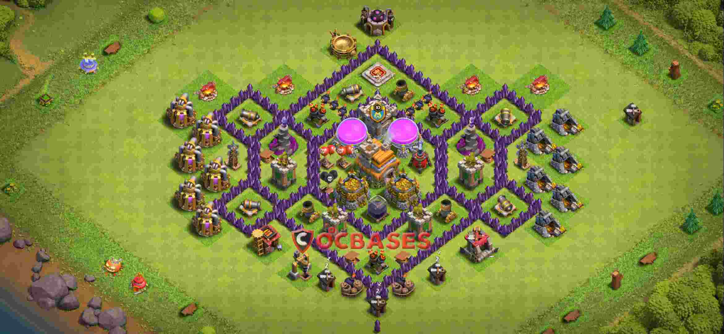 Town Hall 7 Base – Layout id: jjpgd base layout