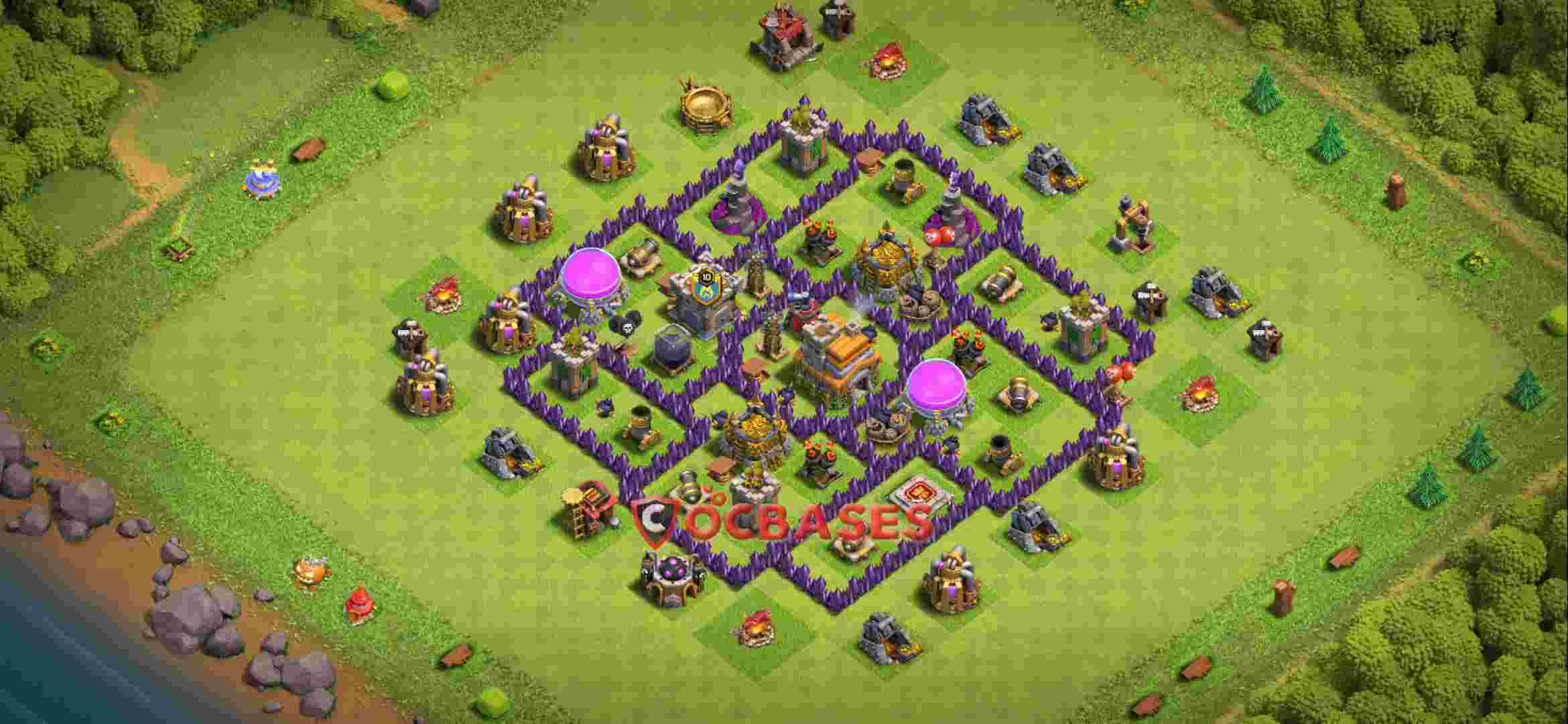 Town Hall 7 Base – Layout id: dr10b base layout