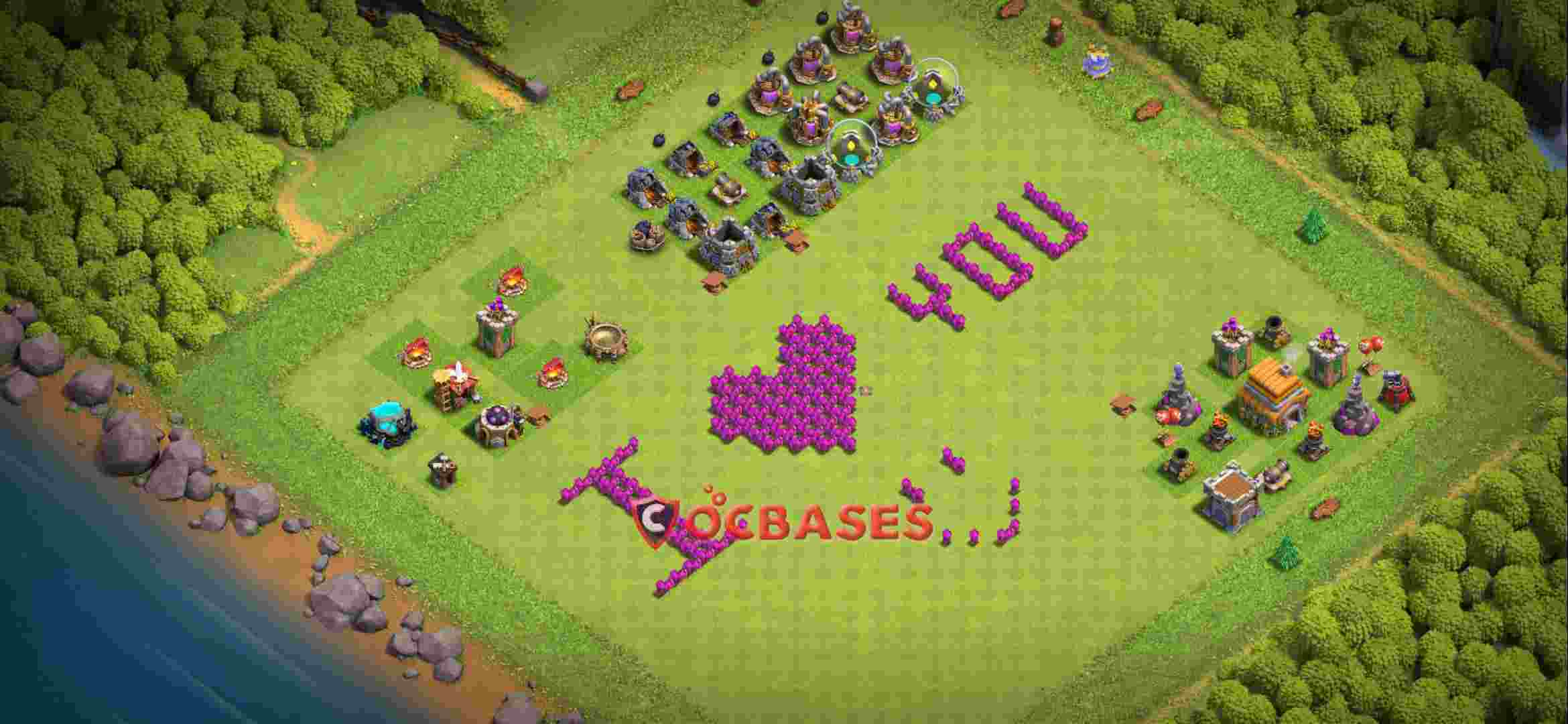 Town Hall 6 Base – Layout id: sjwxr base layout