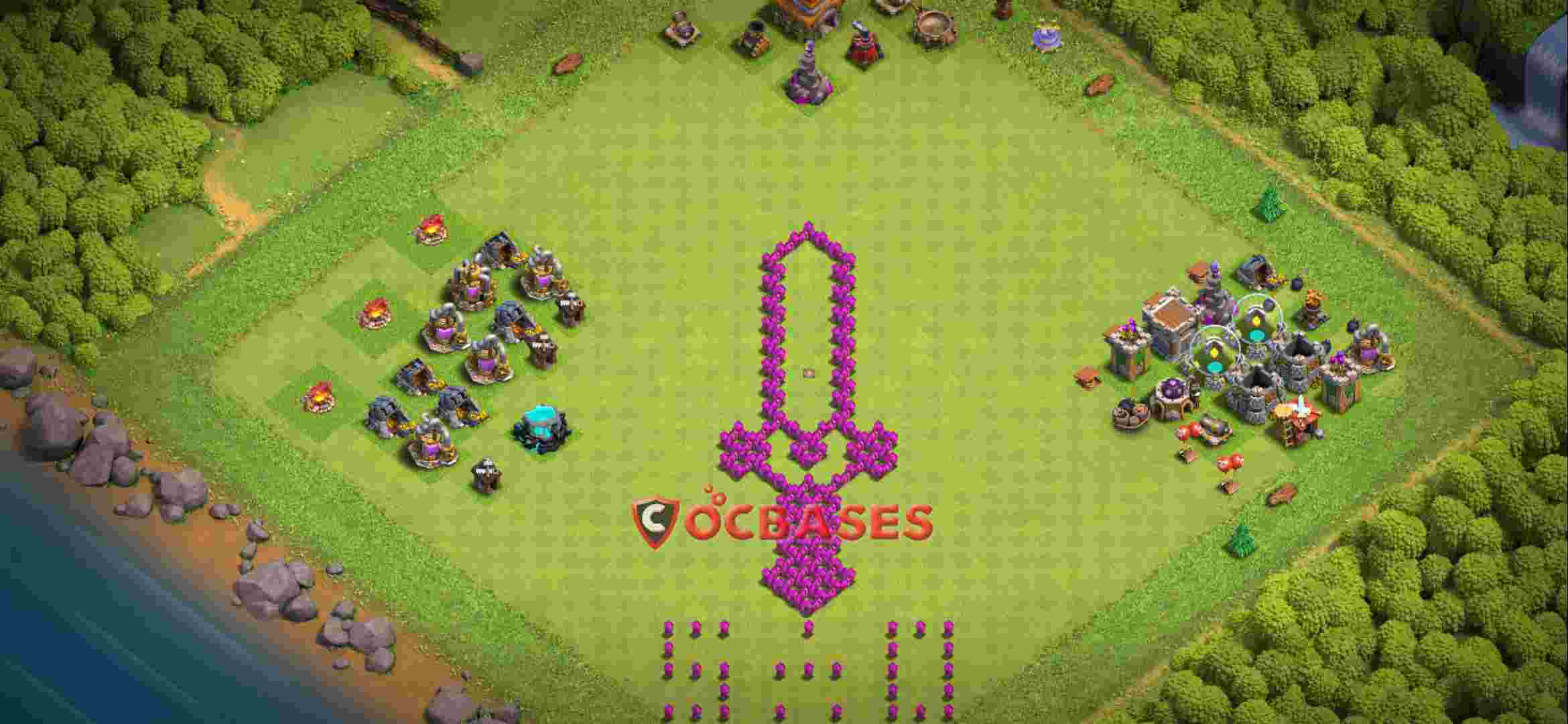 Town Hall 6 Base – Layout id: stfw3 base layout