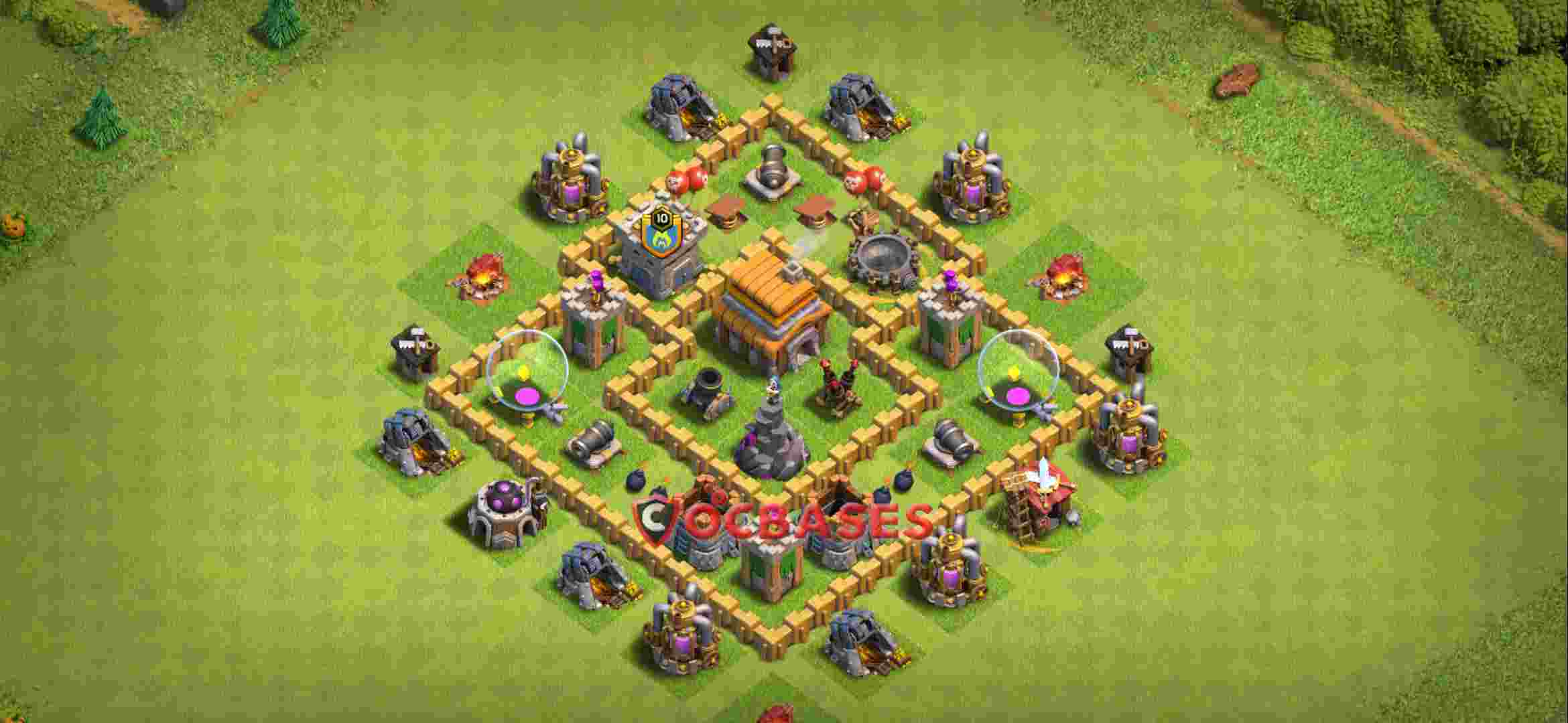 Town Hall 5 Base – Layout id: 40oej base layout