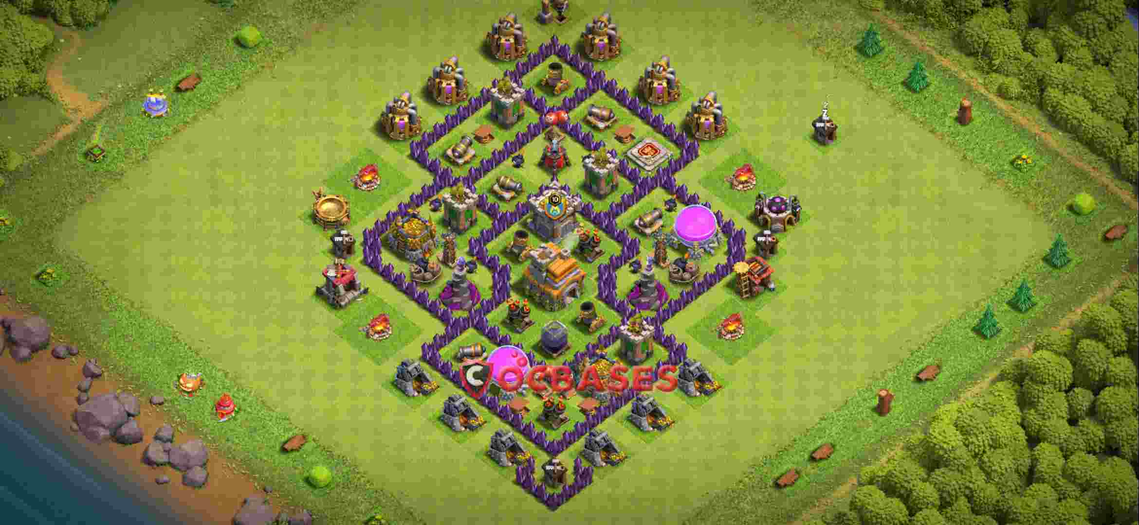 Town Hall 7 Base – Layout id: wxl3p base layout