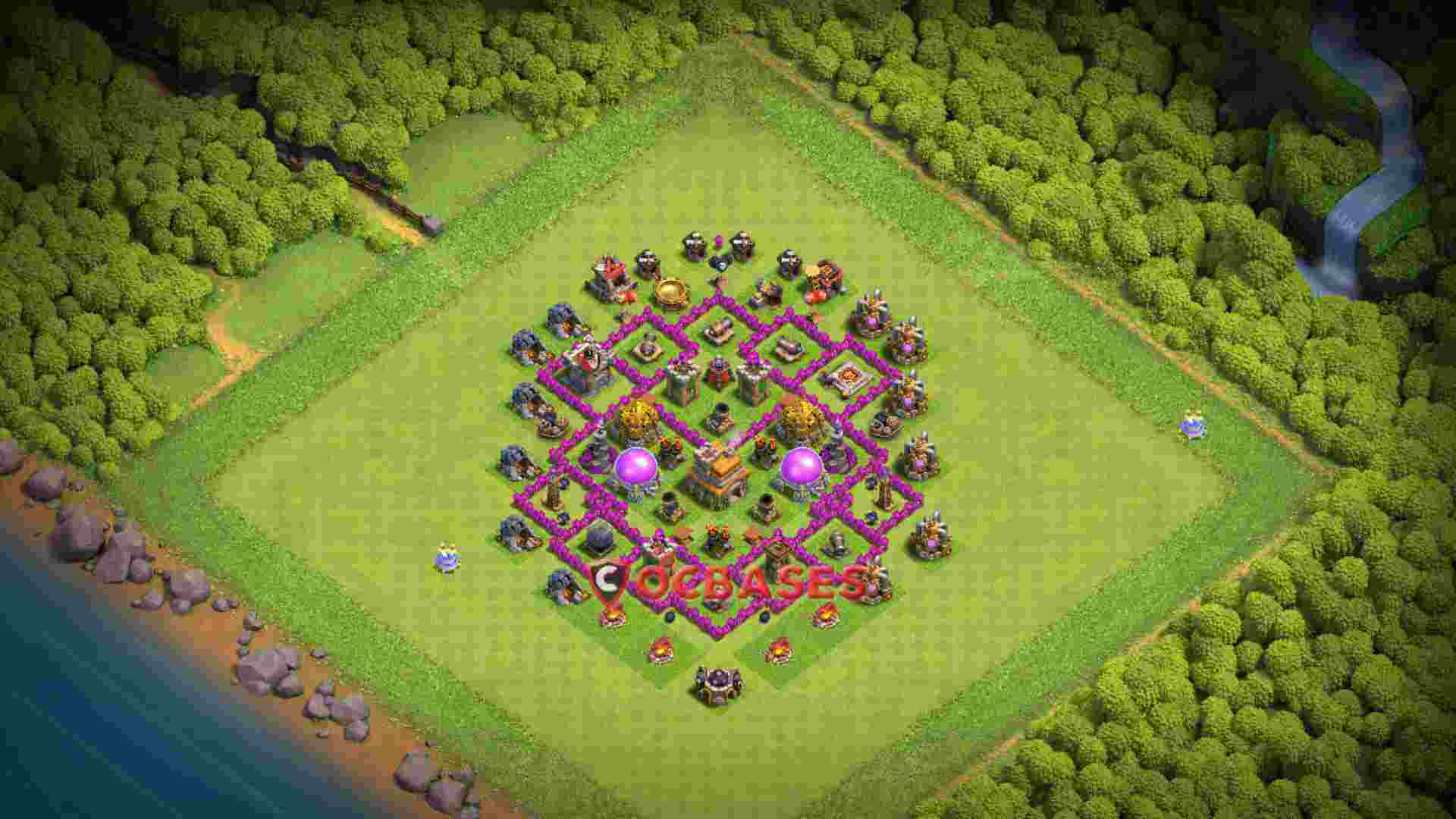 Town Hall 7 Base -farming – Layout id: gczxk base layout