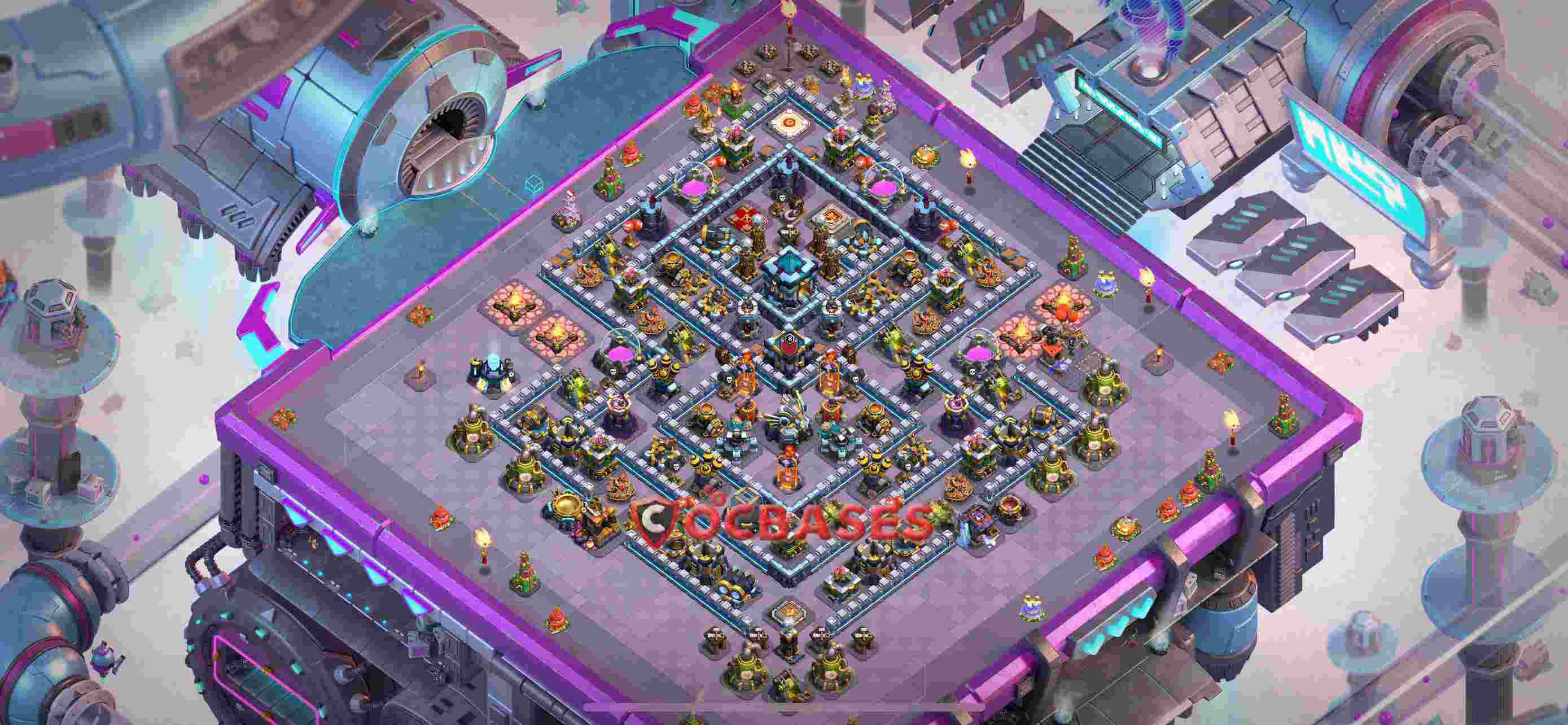 Town Hall 13 Base -trophy – Layout id: 639j4 base layout