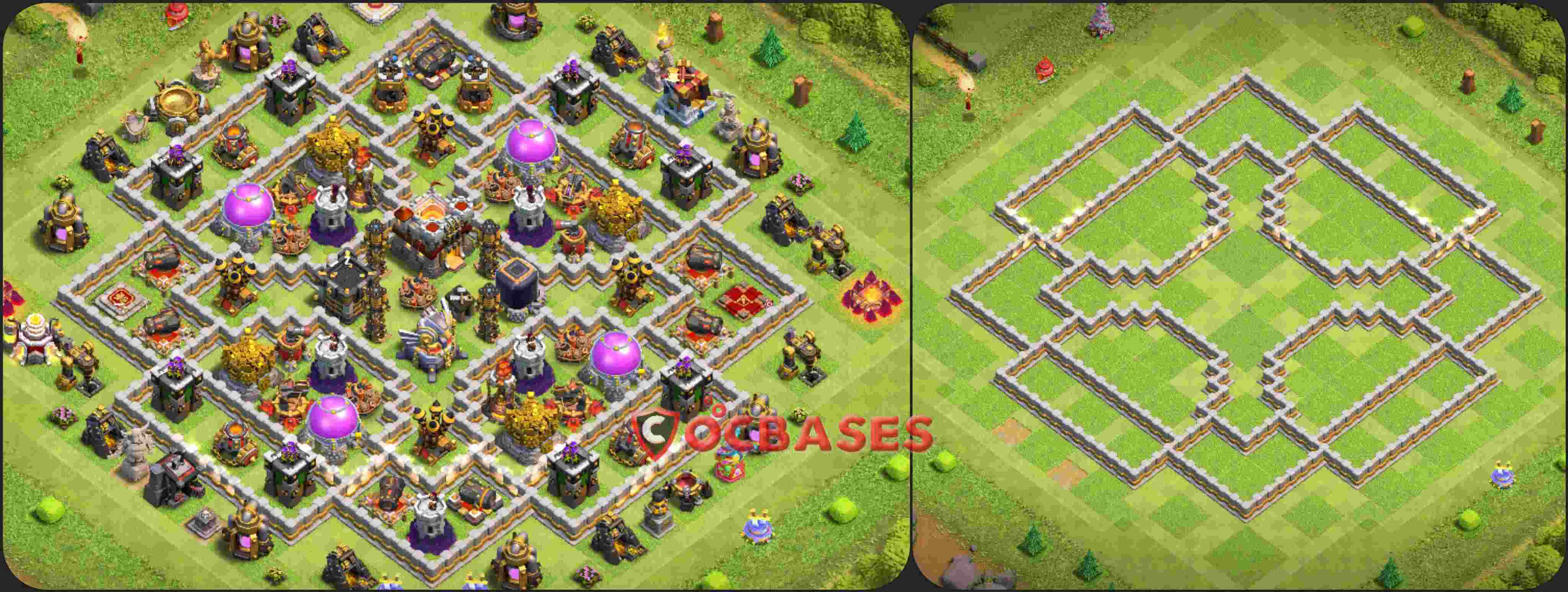 Town Hall 11 Base -hybrid – Layout id: c6liu base layout