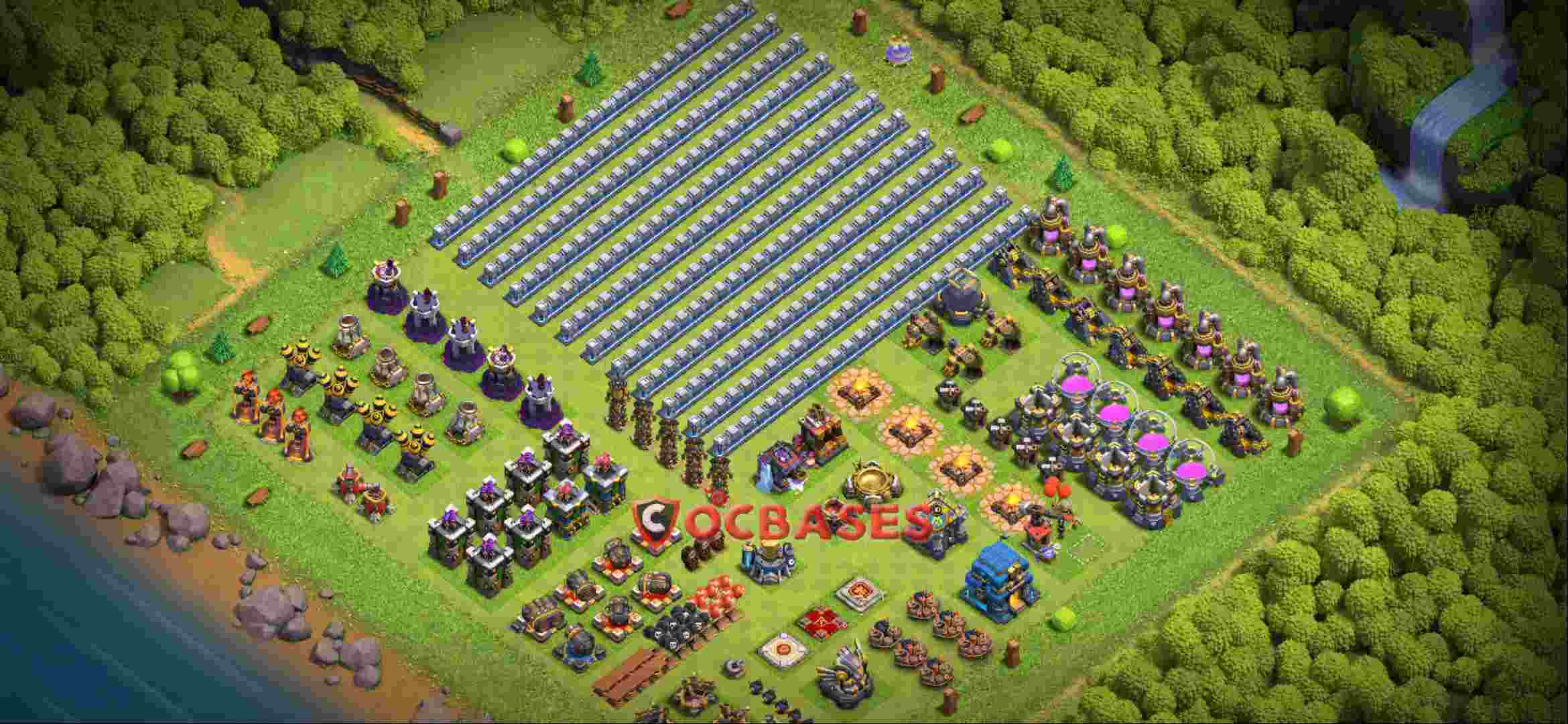 Town Hall 12 Base -progress base – Layout id: q5yj4 base layout