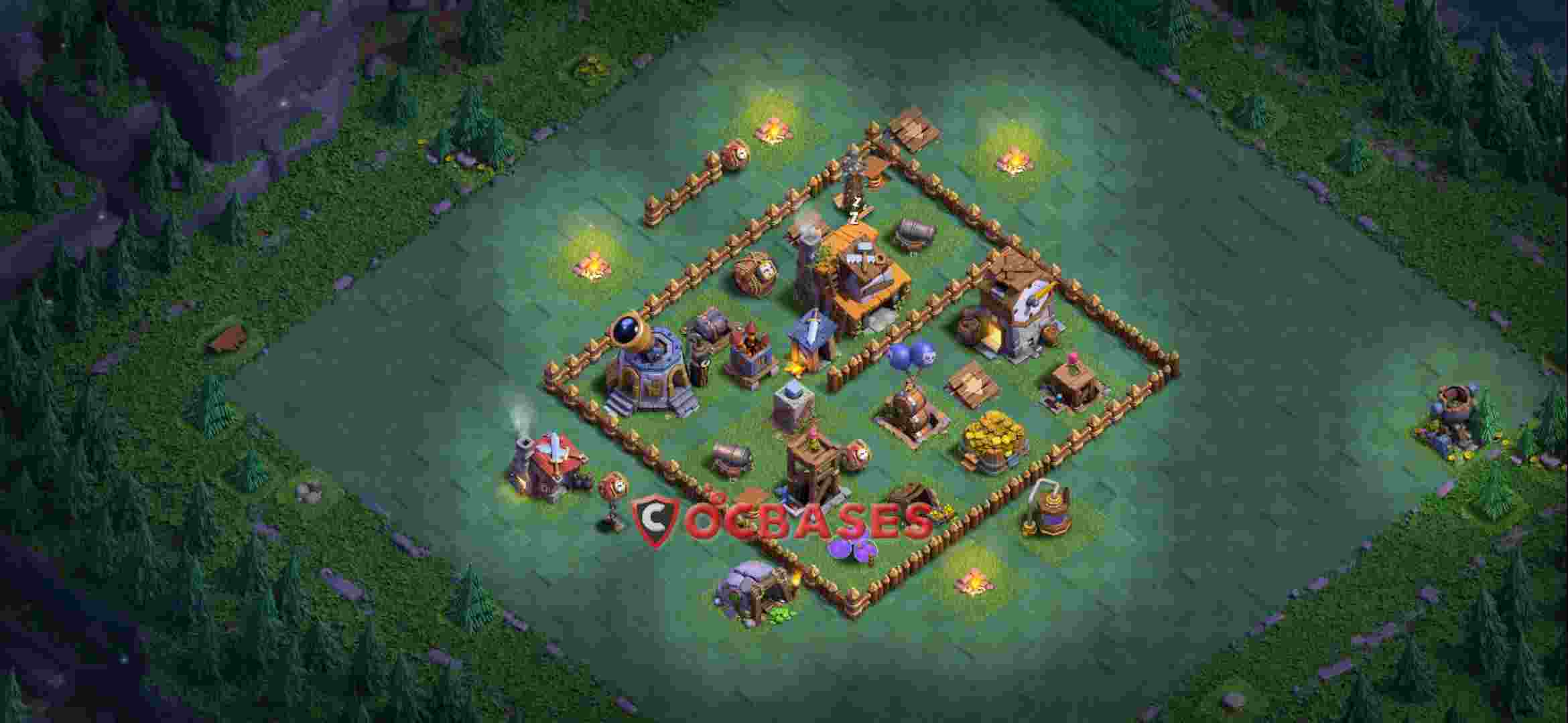 Builder Hall 4 Base -trophy – Layout id: faoi0 base layout