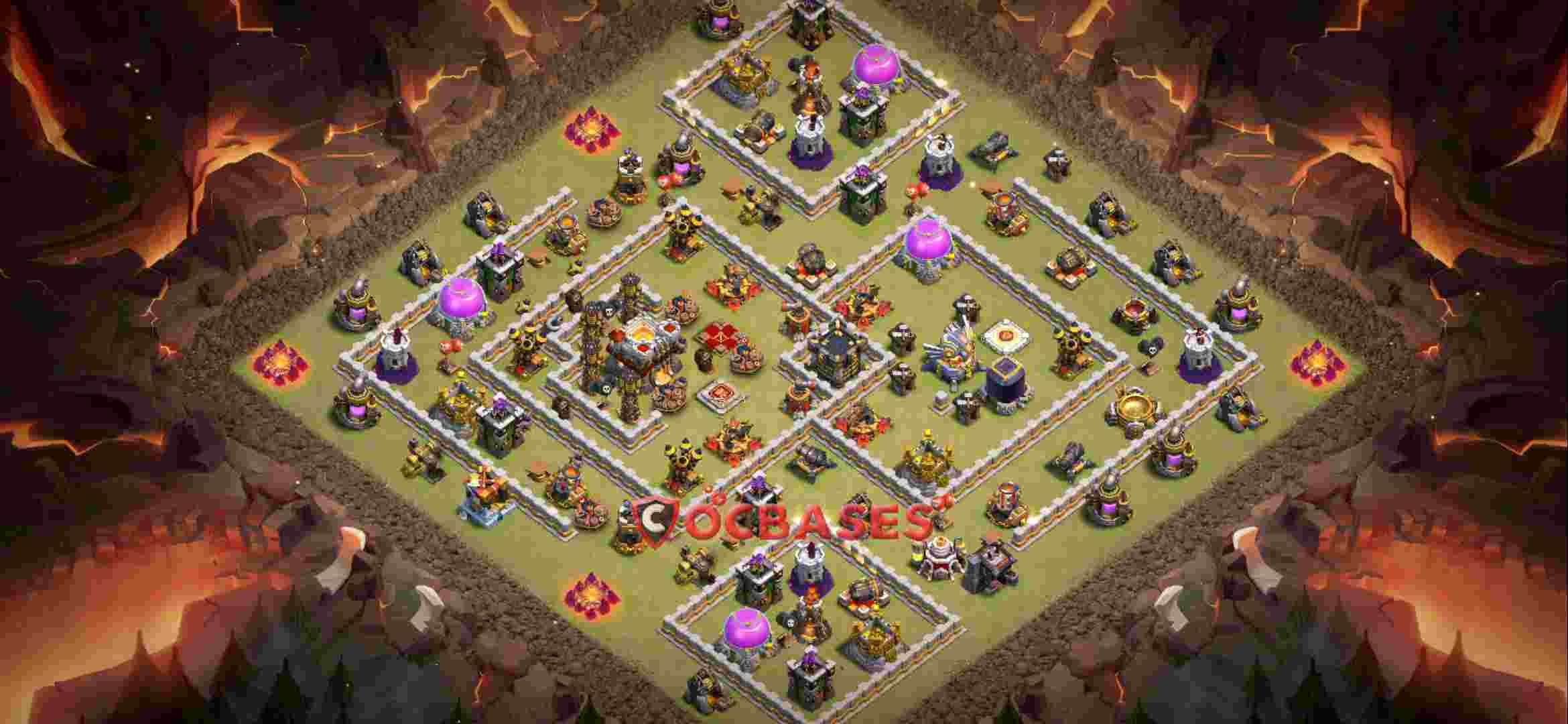 Town Hall 11 Base -war – Layout id: tjtzy base layout
