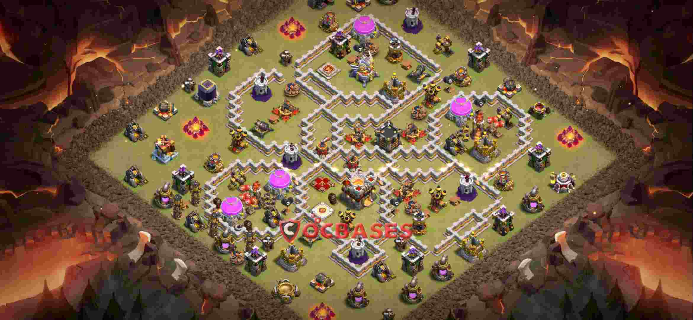 Town Hall 11 Base -war – Layout id: fqam2 base layout