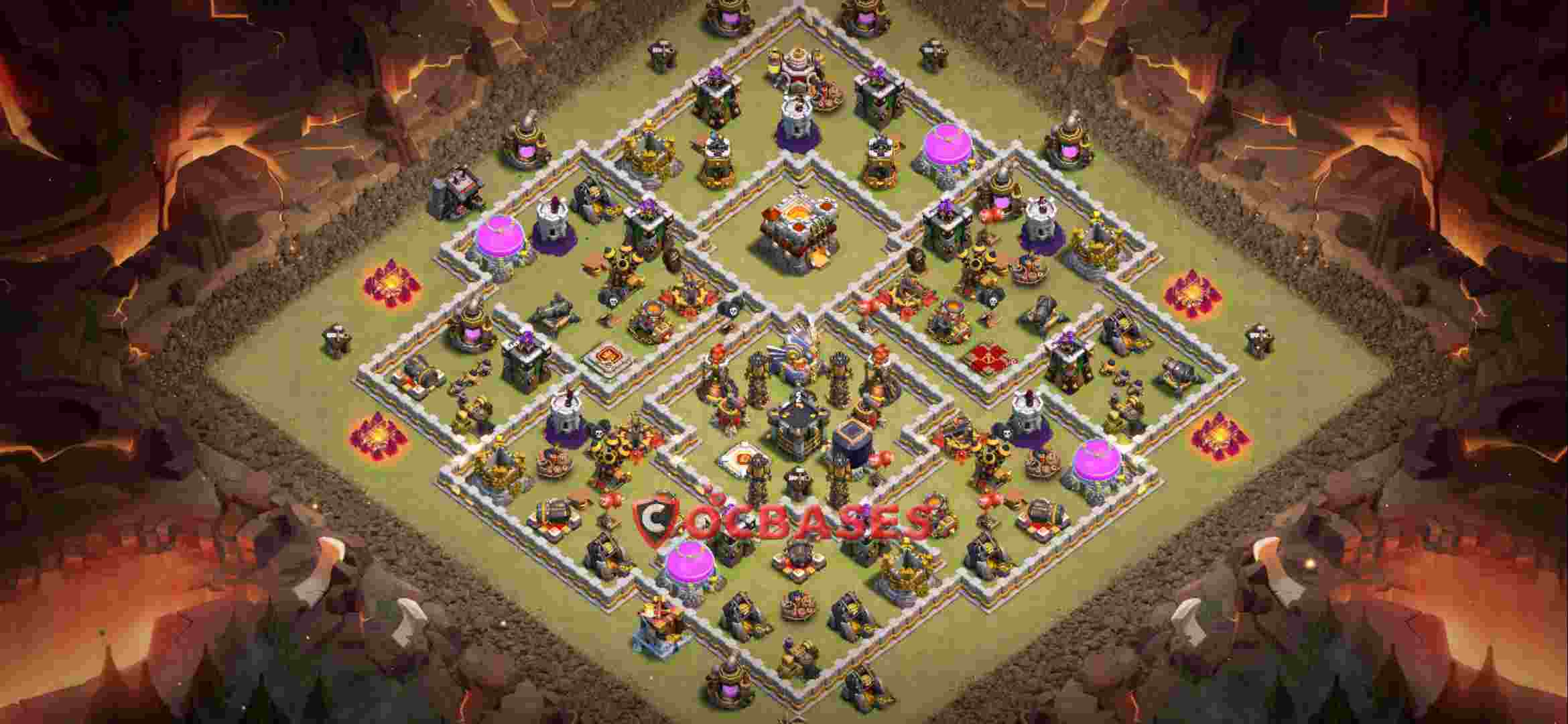 Town Hall 11 Base -war – Layout id: kvkn2 base layout
