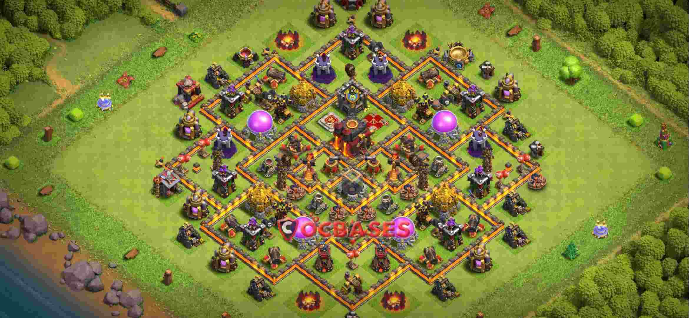 Town Hall 10 Base -farming – Layout id: 3rro7 base layout