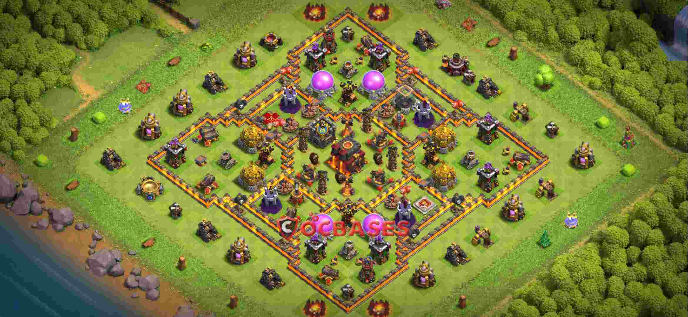 Town Hall 10 Base -farming – Layout id: ue2kn base layout