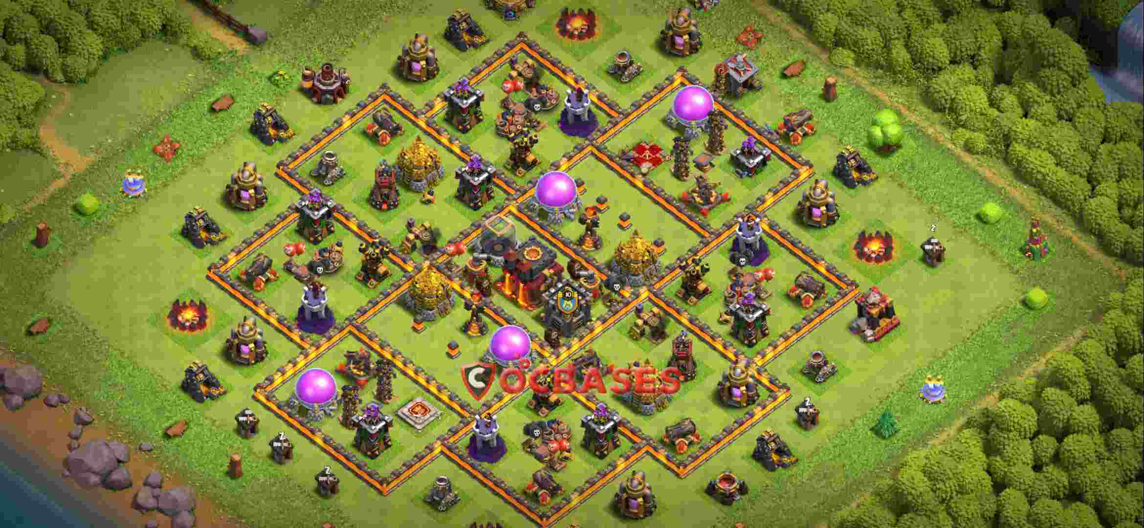 Town Hall 10 Base -farming – Layout id: u8m1u base layout
