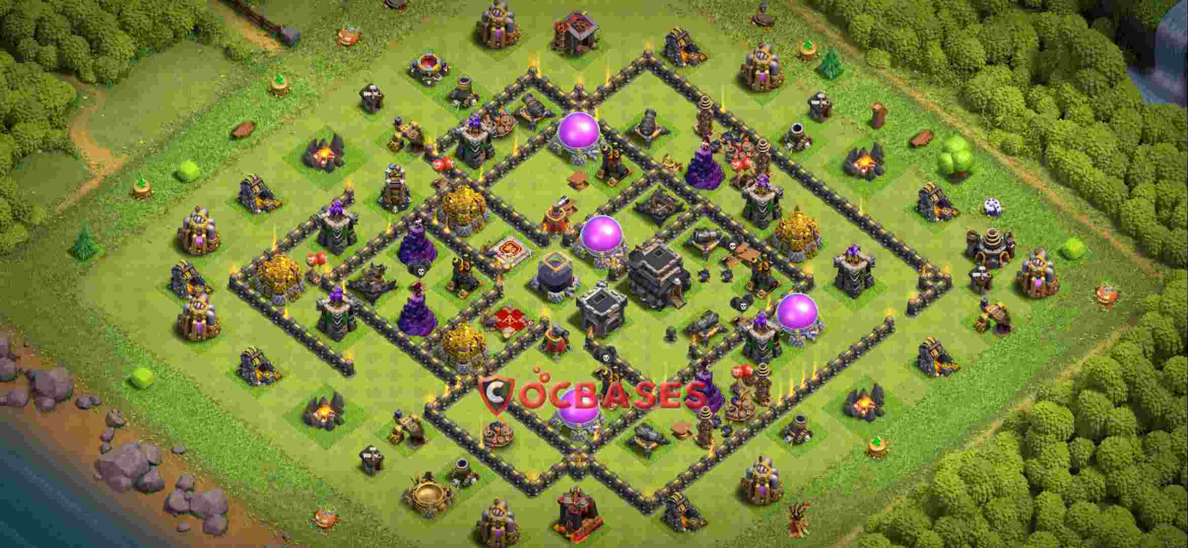 Town Hall 9 Base -farming – Layout id: y4r4q base layout