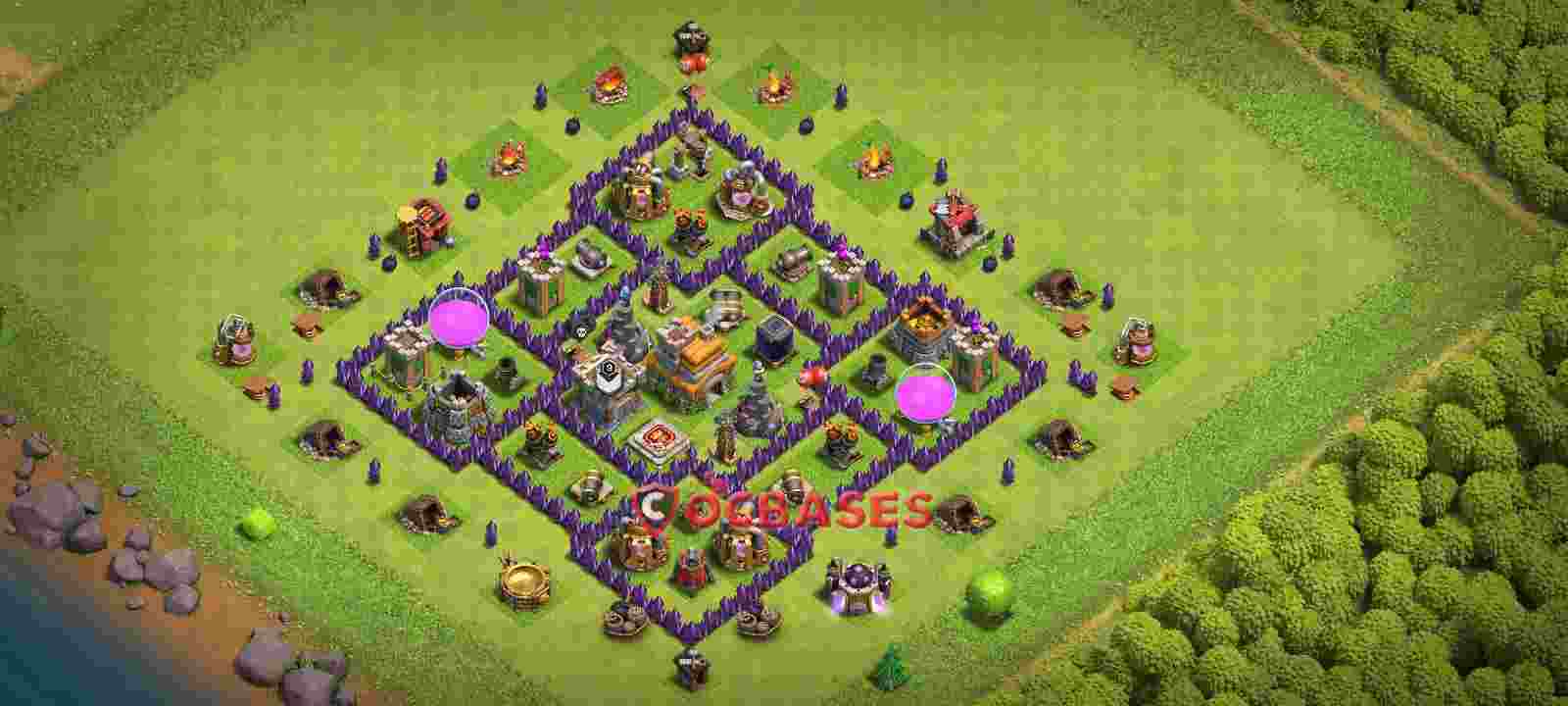 Town Hall 7 Base -war – Layout id: 2jpwl base layout