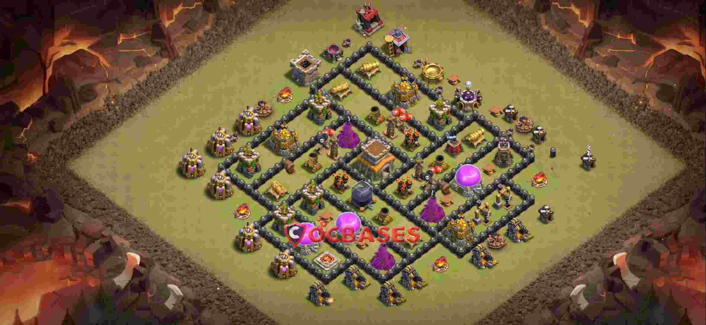 Town Hall 8 Base -war – Layout id: fuj0t base layout