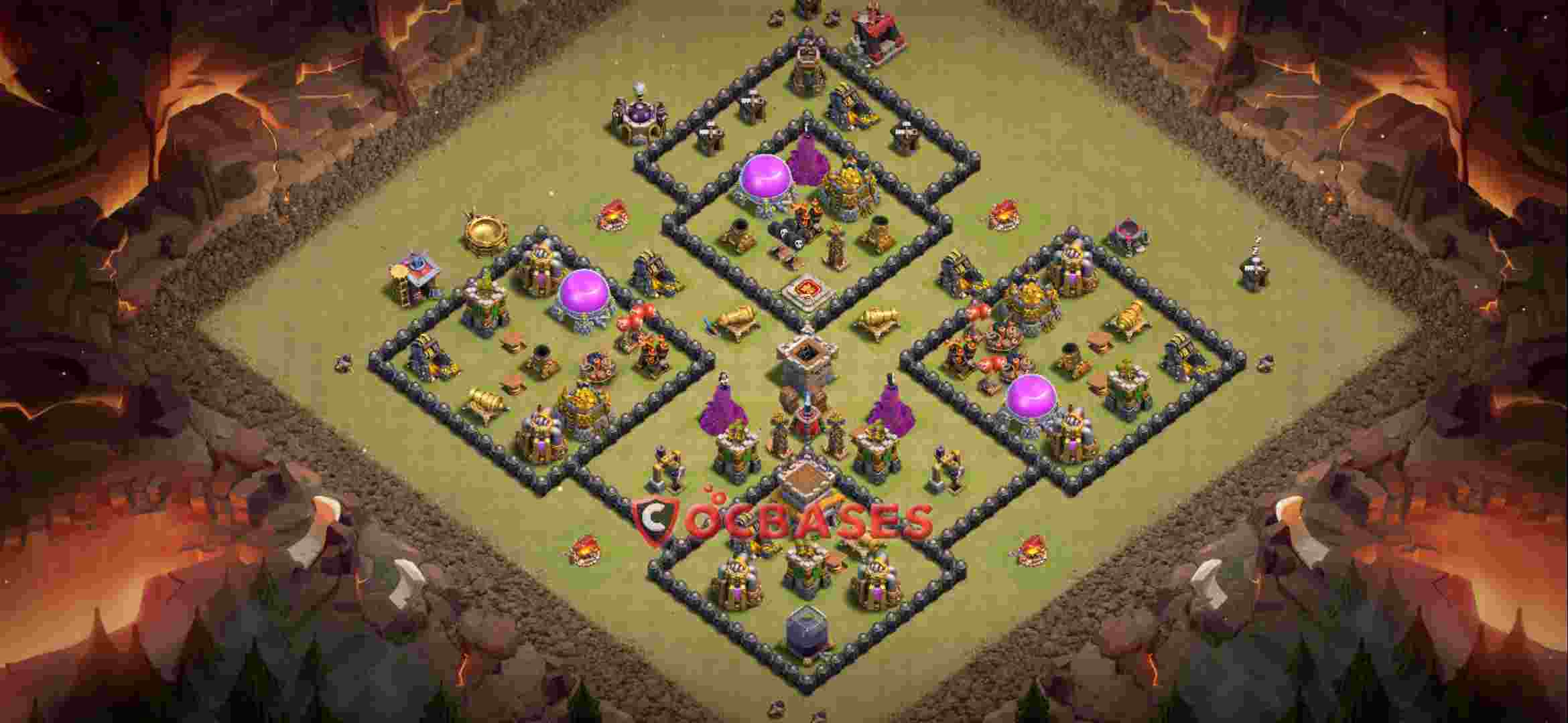 Town Hall 8 Base -war – Layout id: piomo base layout