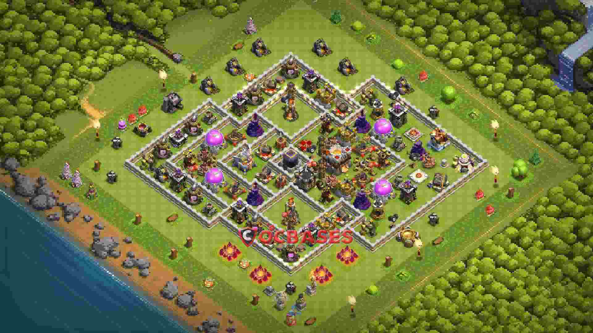 Town Hall 11 Base – Layout id: i741p base layout