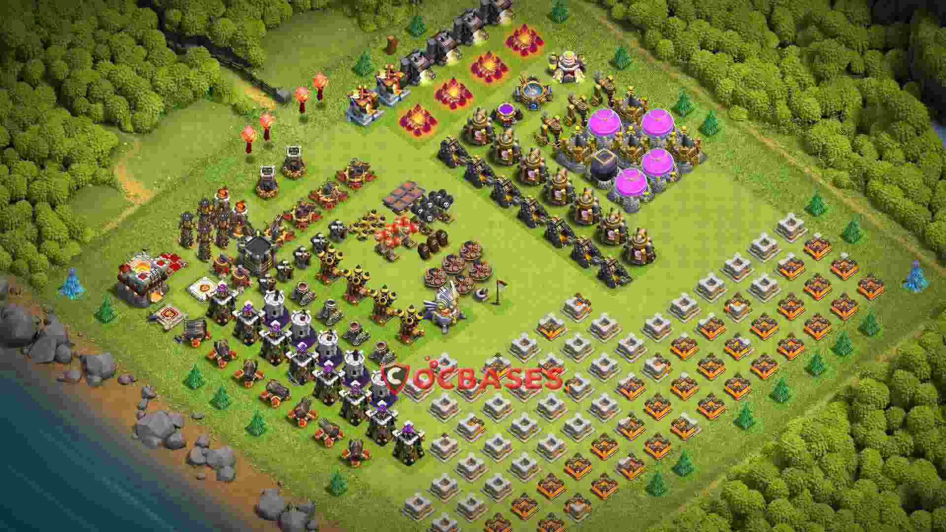 Town Hall 11 Base – Layout id: iisd8 base layout