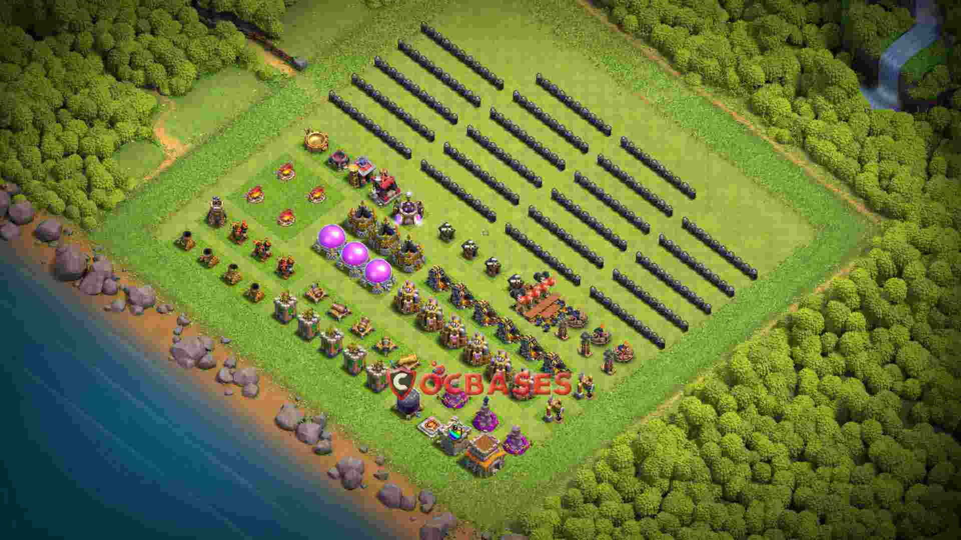 Town Hall Level 8 Base