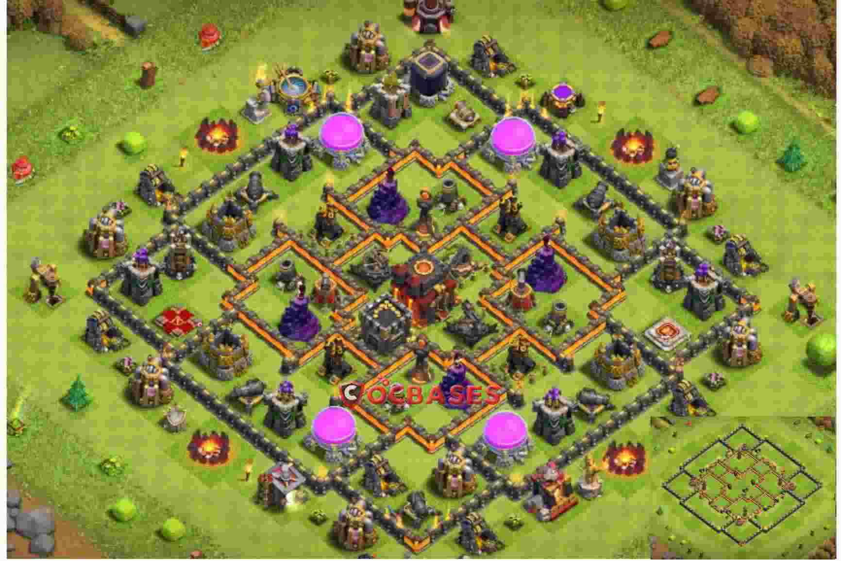 Town Hall 10 Base – Layout id: kl6i8 base layout