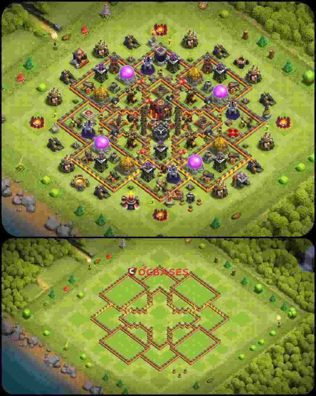 Town Hall 10 Base – Layout id: xoftn base layout