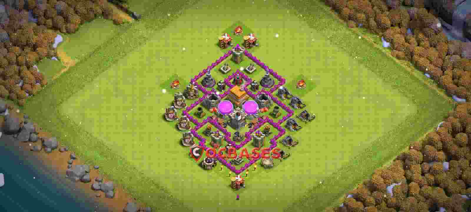 Town Hall 6 Base – Layout id: jthz6 base layout
