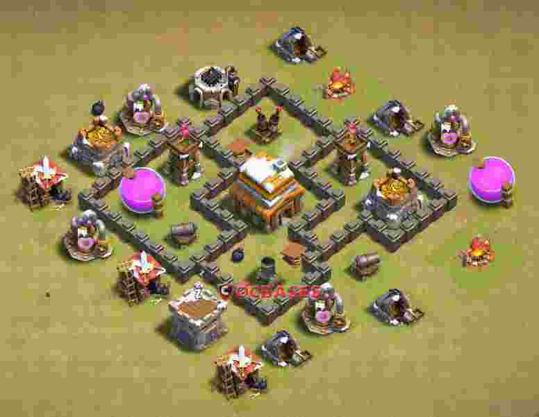 Town Hall 4 Base – Layout id: jw7o0 base layout