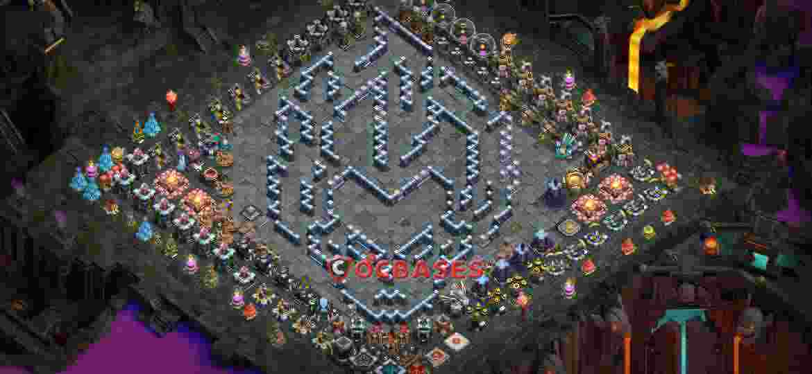 Town Hall 13 Base – Layout id: lsp44 base layout
