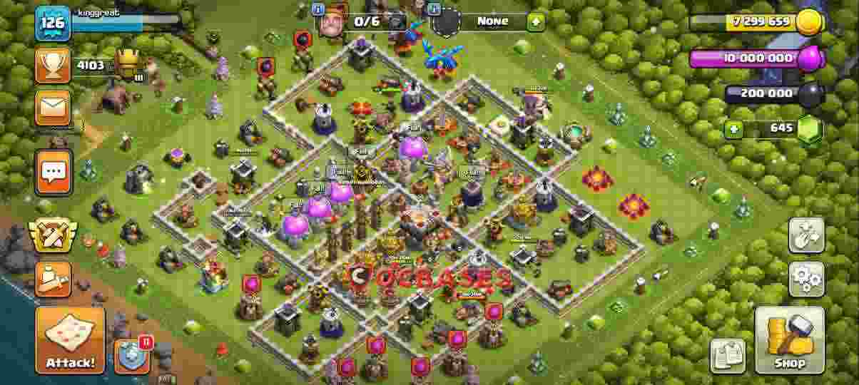 Town Hall 11 Base – Layout id: l5290 base layout