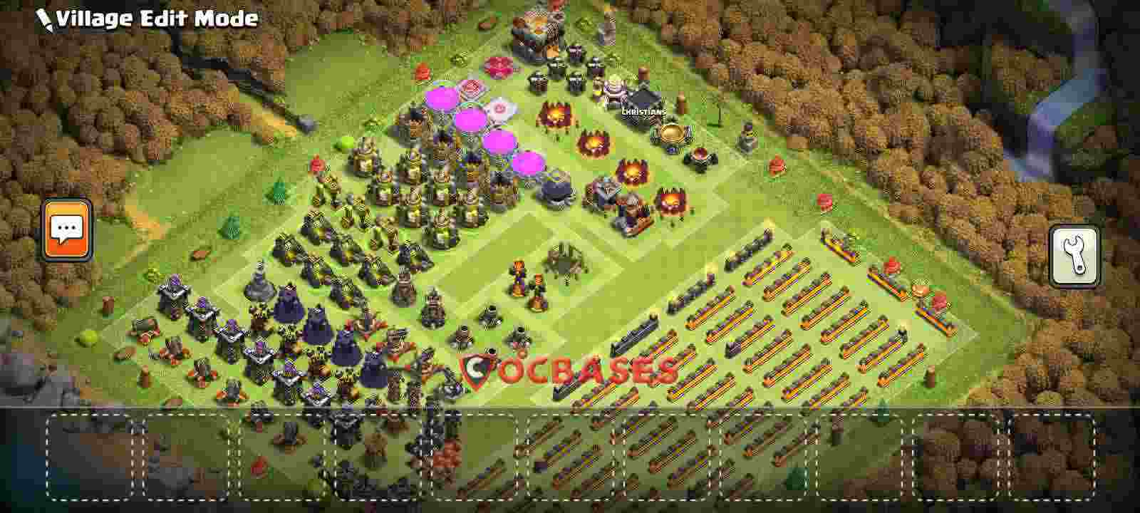 Town Hall 11 Base – Layout id: 8hoez base layout