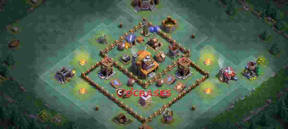 Builder Hall 4 Base – Layout id: 8auwb base layout