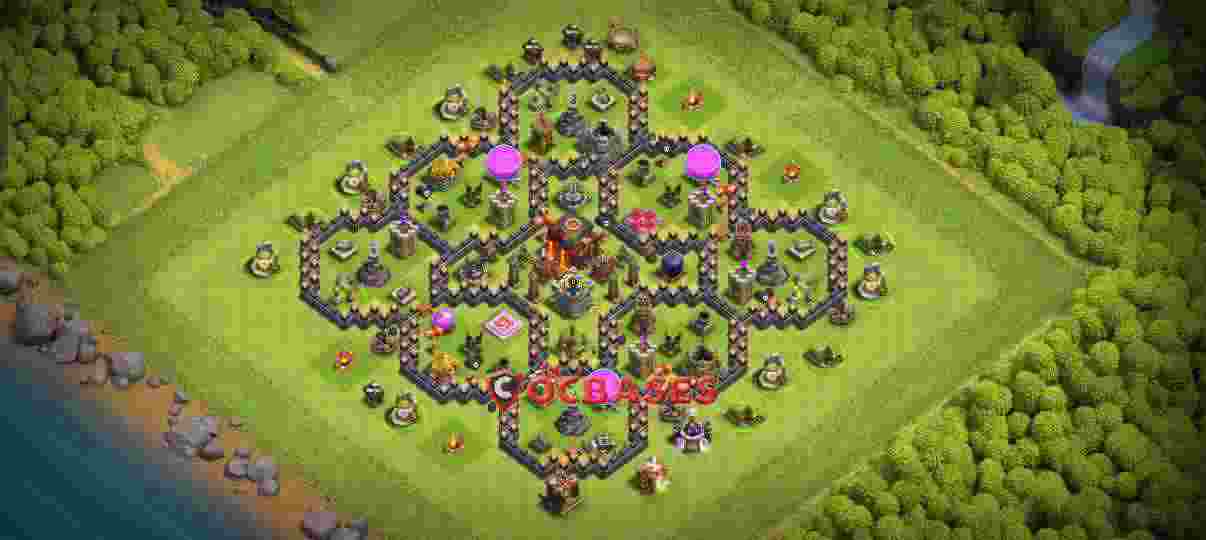 Town Hall 10 Base – Layout id: 8ry1s base layout