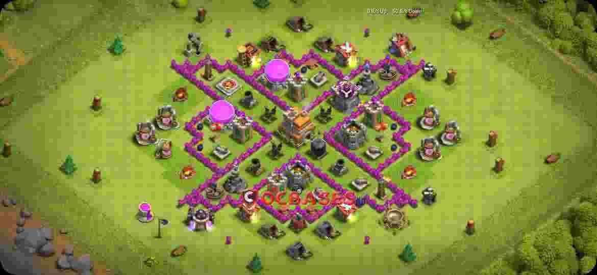 Town Hall 7 Base – Layout id: erzzt base layout