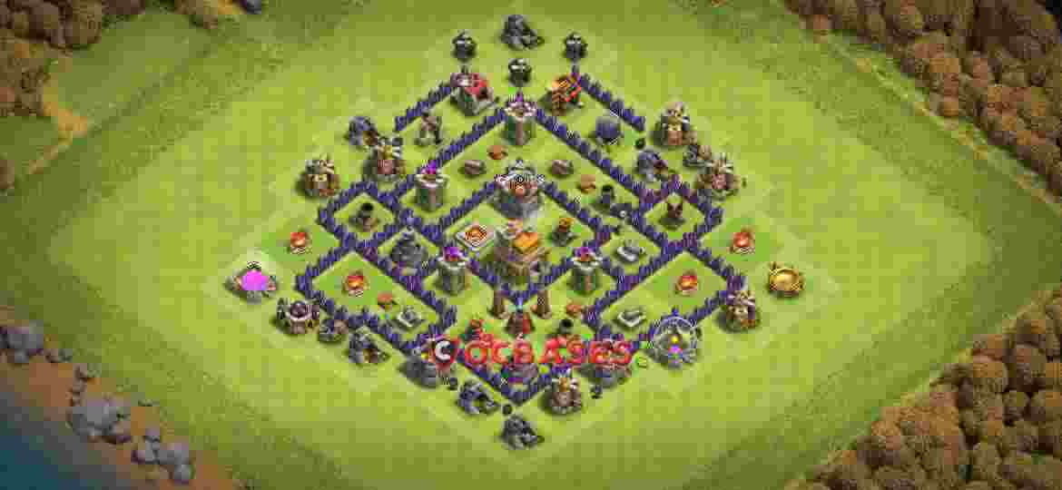Town Hall 7 Base – Layout id: ymucf base layout