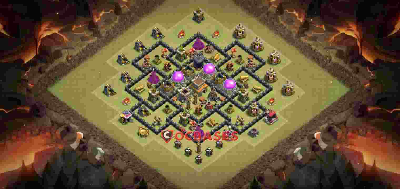 Town Hall 8 Base – Layout id: ejqss base layout
