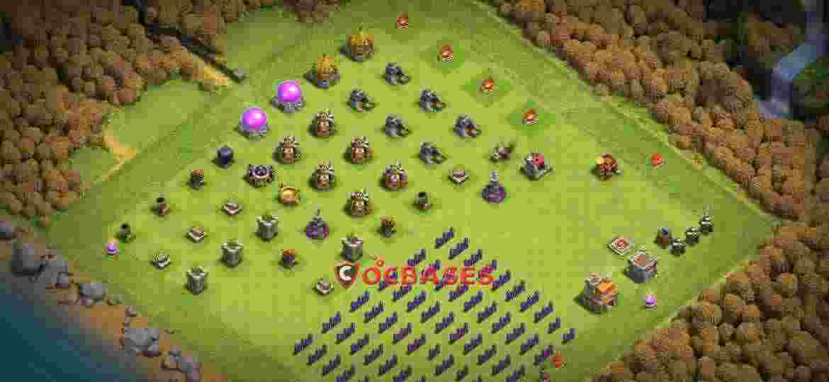 Town Hall 7 Base – Layout id: s7ne0 base layout