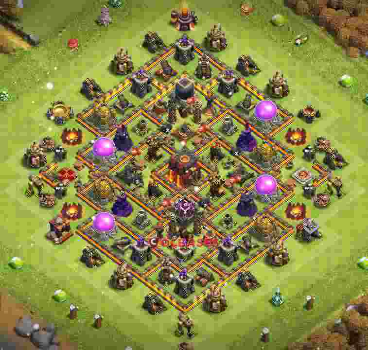 Town Hall 10 Base – Layout id: 2hntj base layout